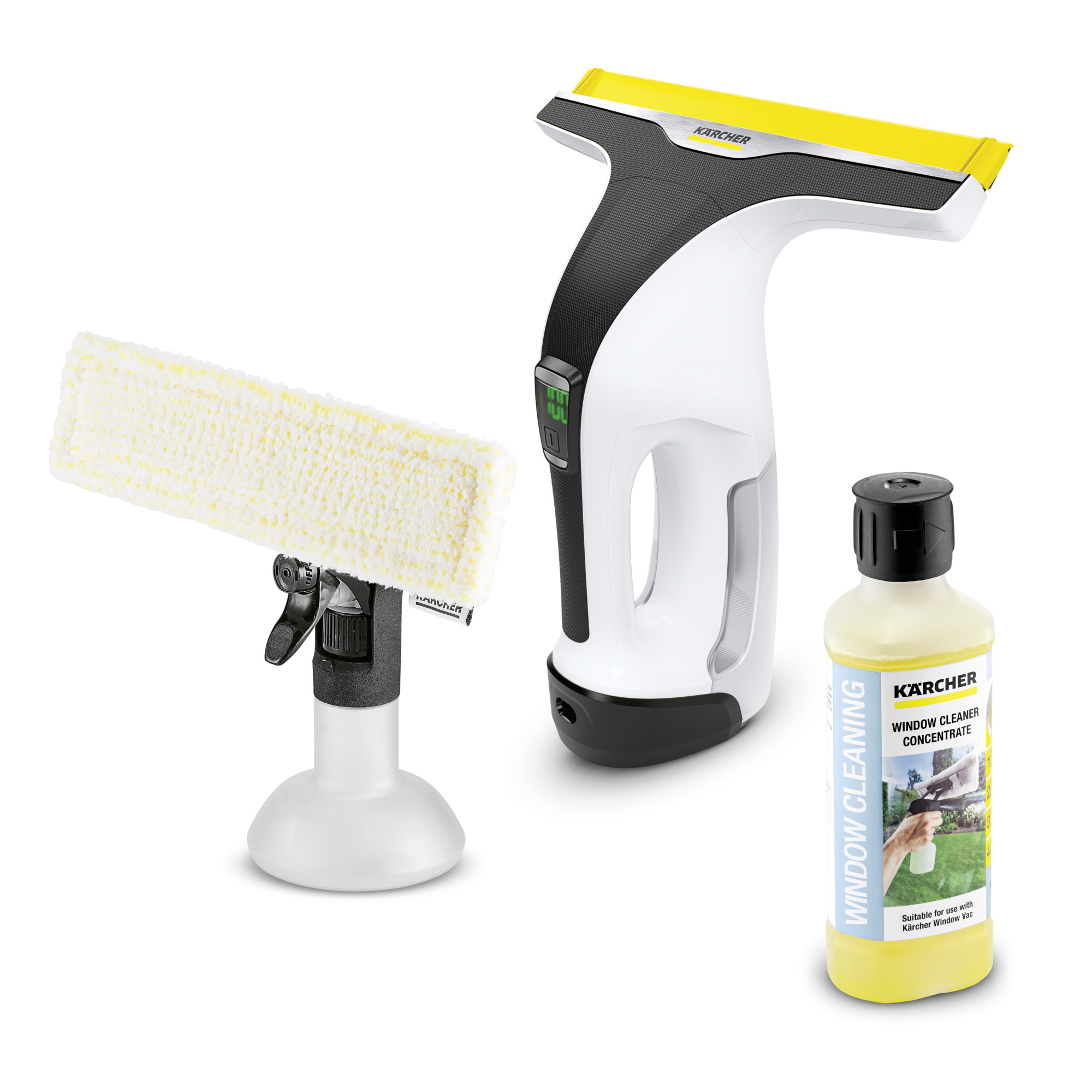 Karcher WV 6 Plus Window Vacuum — 100-Minute Runtime, Lightweight, Model# D500